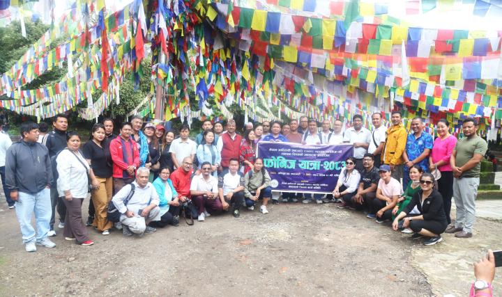  फोनिज स्थापना दिवसको अवसरमा साँखु– मणिचुड पदयात्रा सम्पन्न 